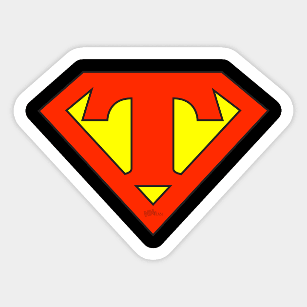 Super T Sticker by NN Tease